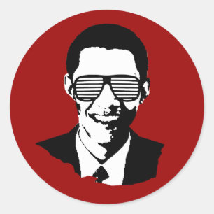 Obama Einweihung Runder Aufkleber