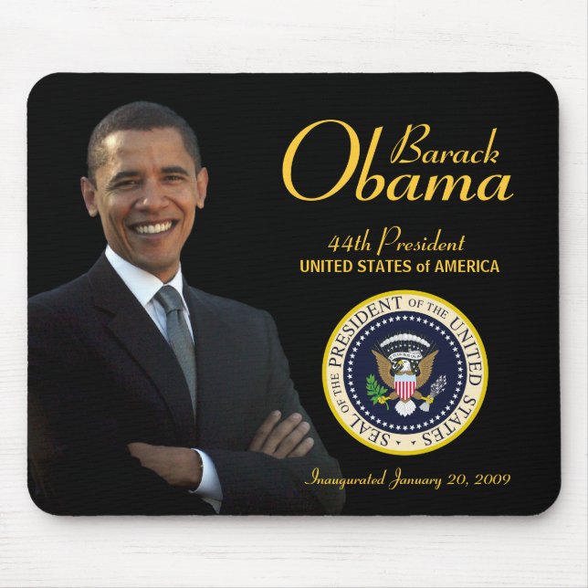 Obama Einweihung Souvenir Mousepad (Vorne)