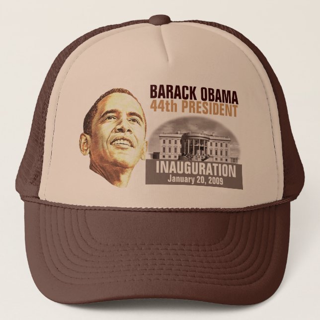 Obama-Einweihung Truckerkappe (Vorderseite)