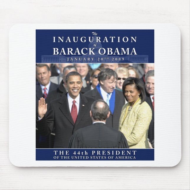 Obama-Einweihungs-Foto Mousepad (Vorne)