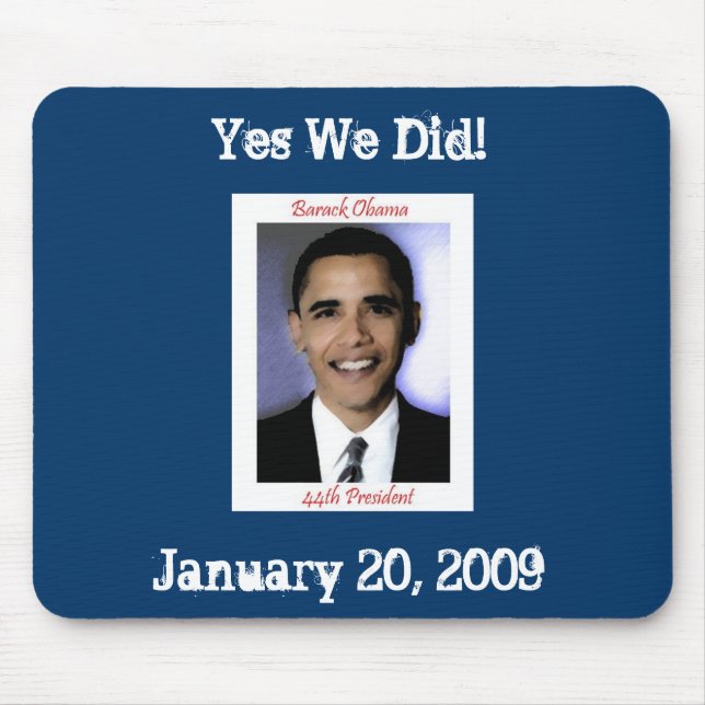 Obama-Einweihungs-Mausunterlage Mousepad (Vorne)