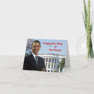 Obama-Einweihungs-Party Einladung