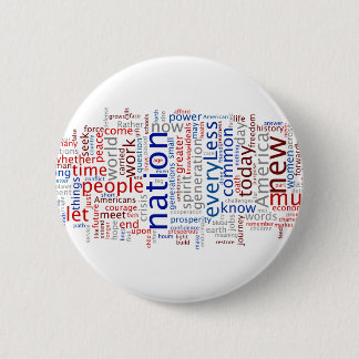 Obama-Einweihungs-Sprache-Knopf Button