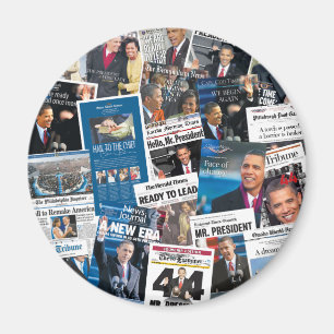 Obama-Einweihungs-Zeitungs-Magnet Magnet