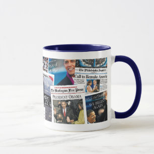 Obama-Einweihungs-Zeitungs-Tasse Tasse