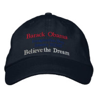Obama Einweihungstag 2009_ bestickter Hut