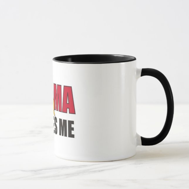 Obama erschrickt mich tasse (Rechts)