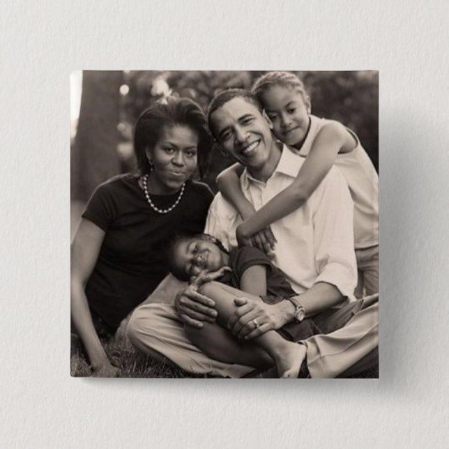 Obama-Erste Familie Button (Vorderseite)