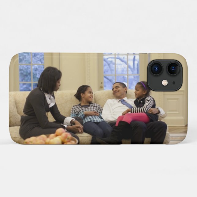 Obama-Familie Case-Mate iPhone Hülle (Rückseite (Horizontal))