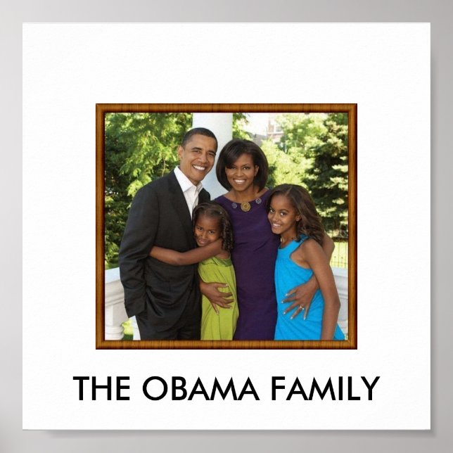 OBAMA FAMILIE POSTER (Vorne)