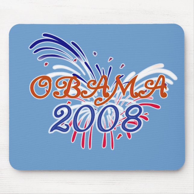 Obama-Feuer WorksMousepad Mousepad (Vorne)