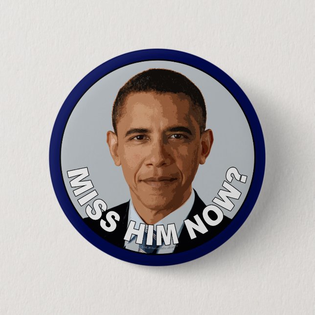 Obama: Fräulein Him Now? Button (Vorderseite)