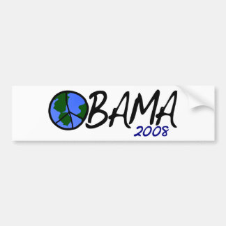 OBAMA-Frieden 2008 Autoaufkleber