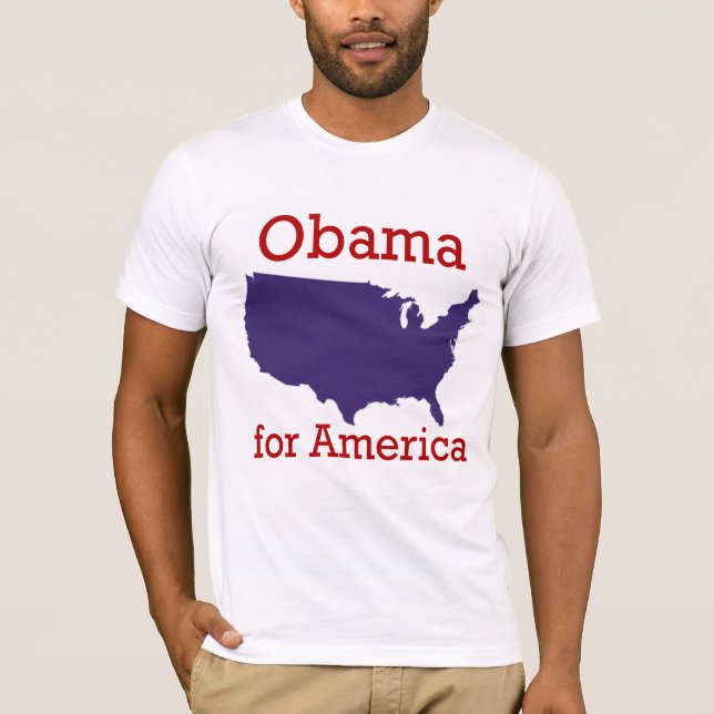 Obama für Amerika-T - Shirt (Vorderseite)