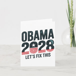 Obama für die politische Kundgebung 2028, Karte