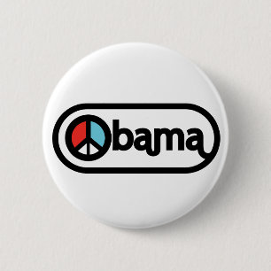 Obama für Frieden Button