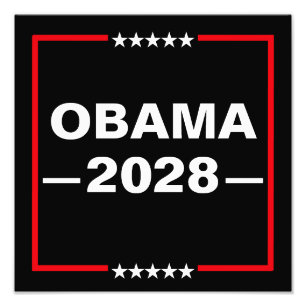 Obama für Präsident 2028 Fotodruck