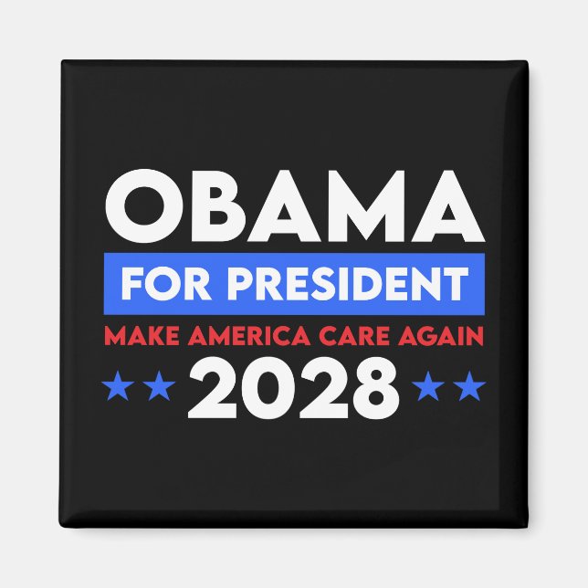 Obama für Präsident 2028 macht Amerika wieder wich Magnet (Vorne)