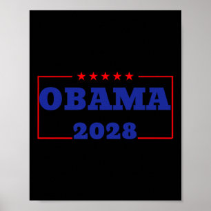 Obama für Präsident 2028 Obama 2028 48. Prämie Poster