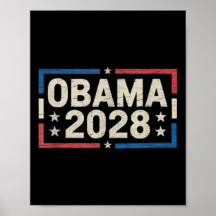Obama für Präsident 2028 Obama 2028 Design Poster