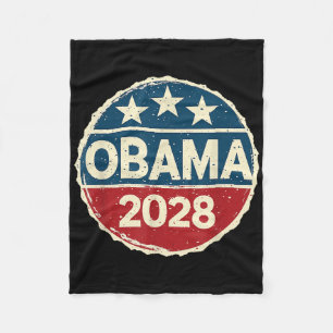Obama für Präsident 2028 Obama 2028 Fleecedecke