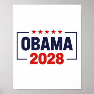 Obama für Präsident 2028 Obama 2028 Poster