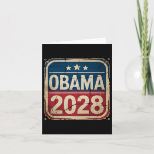 Obama für Präsident 2028 Obama 2028 Premium Karte