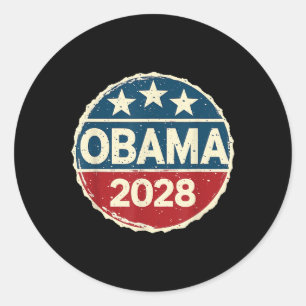 Obama für Präsident 2028 Obama 2028 Runder Aufkleber