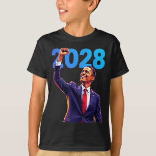 Obama für Präsident 2028 Obama 48. Präsident Amer T-Shirt