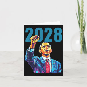 Obama für Präsident 2028 Obama 48. Präsident eines Karte
