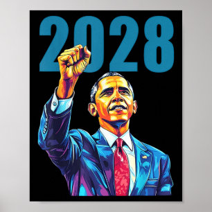 Obama für Präsident 2028 Obama 48. Präsident eines Poster