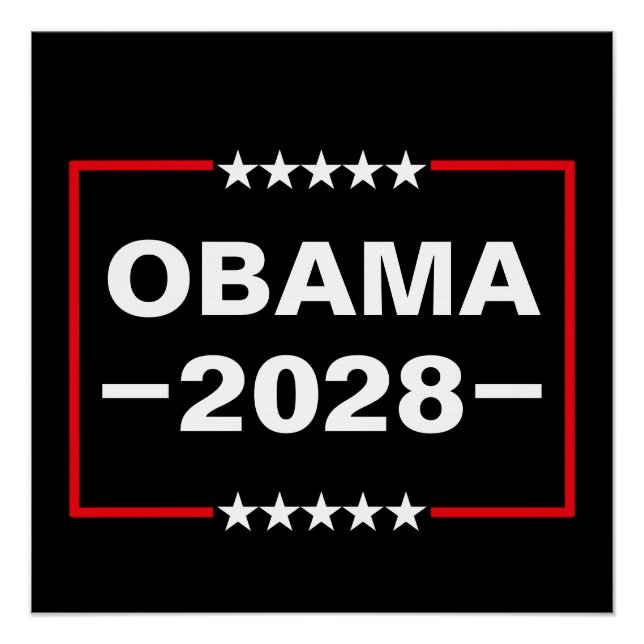 Obama für Präsident 2028 Poster (Vorderseite)