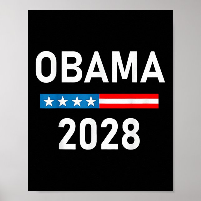 Obama für Präsident Obama 2028 Poster (Vorne)