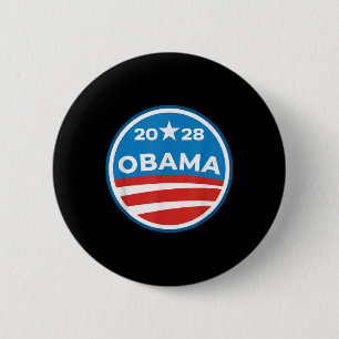 Obama für Präsident Patriotic 2028 politischer Pro Button
