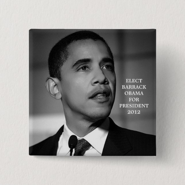OBAMA FÜR PRÄSIDENTEN 2012 KNOPF BUTTON (Vorderseite)