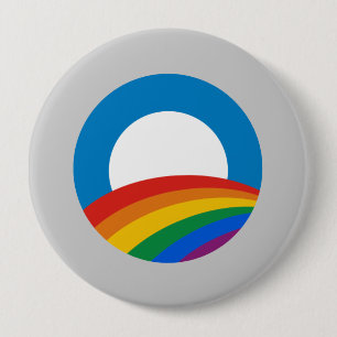 Obama-Gay Pride Button