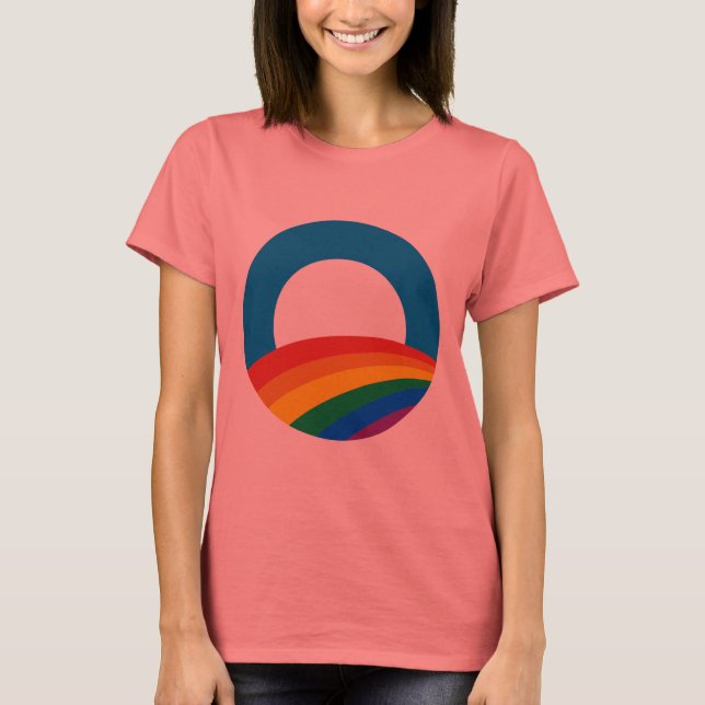 Obama-Gay Pride T-Shirt (Vorderseite)