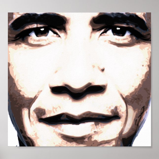 Obama Gesicht des zukünftigen Poster (Vorne)