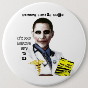 OBAMA-GESUNDHEITSWESEN BUTTON