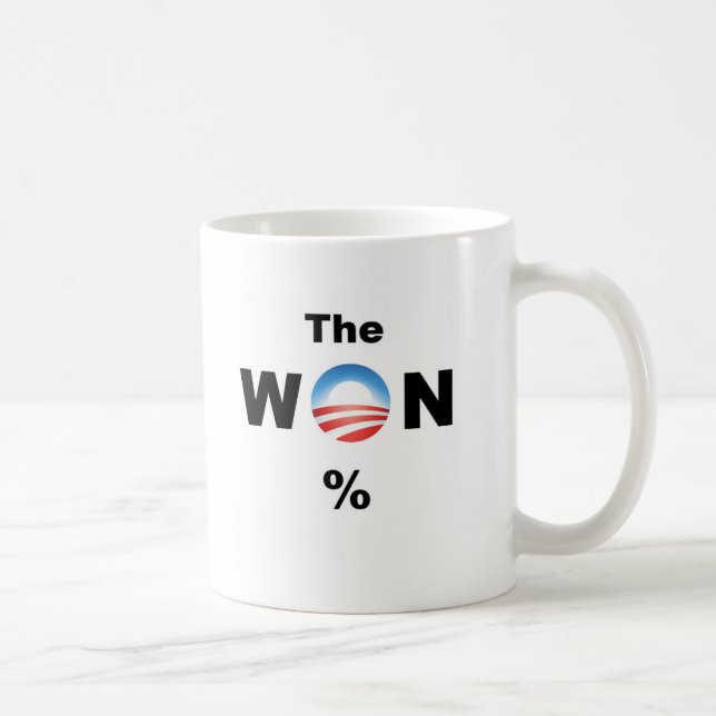 Obama GEWANN! Kaffeetasse (Rechts)