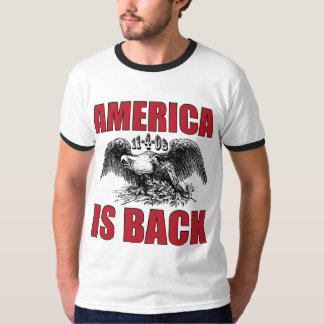 Obama-Gewinne - Amerika ist zurück Nov-4-08 T-Shirt