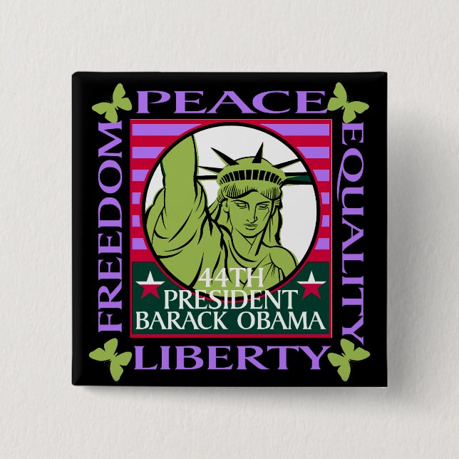 OBAMA-GEWINNE! BUTTON (Vorderseite)