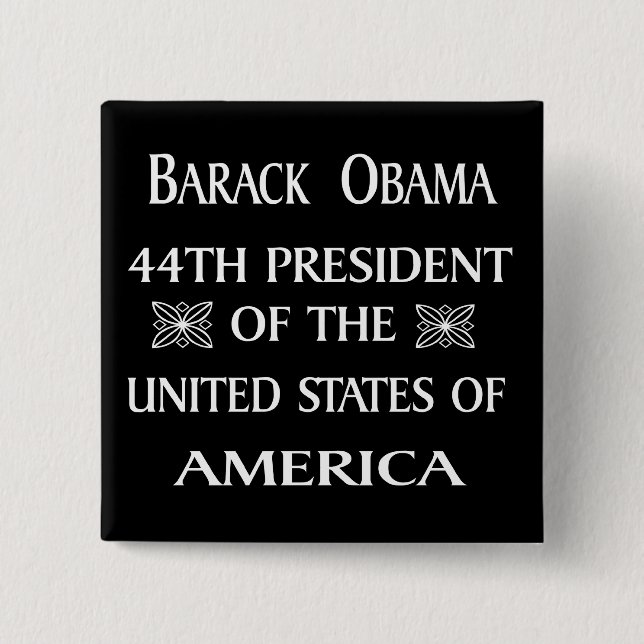OBAMA GEWINNT! BUTTON (Vorderseite)
