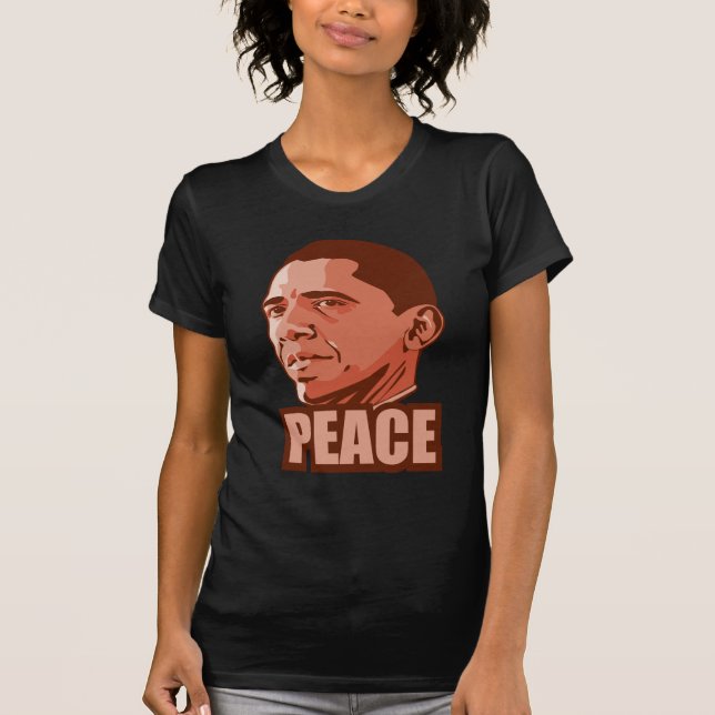 Obama gewinnt Friedenspreis T-Shirt (Vorderseite)