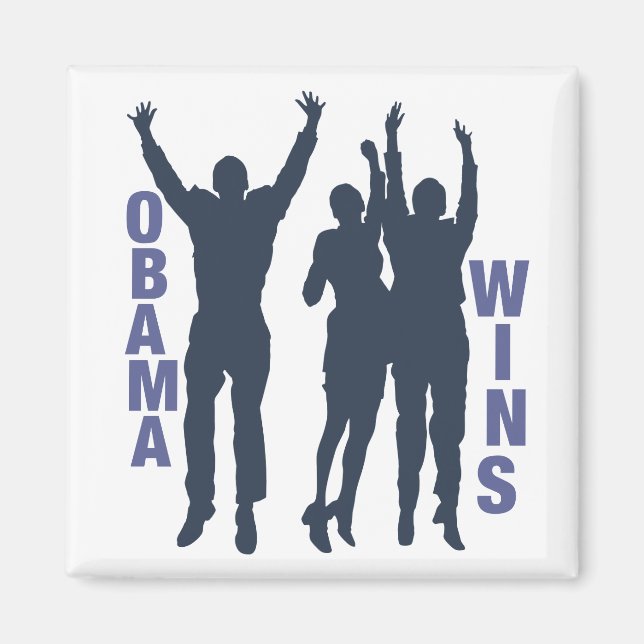 Obama gewinnt magnet (Vorne)