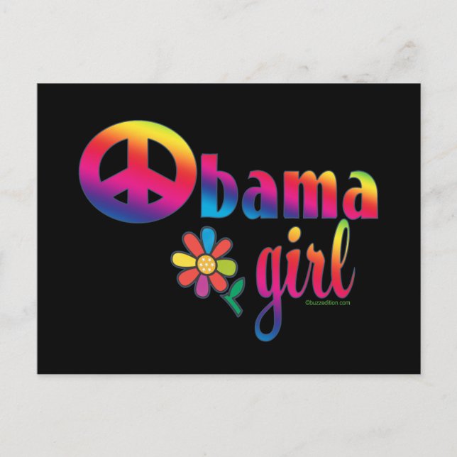 Obama Girl Postkarte (Vorderseite)