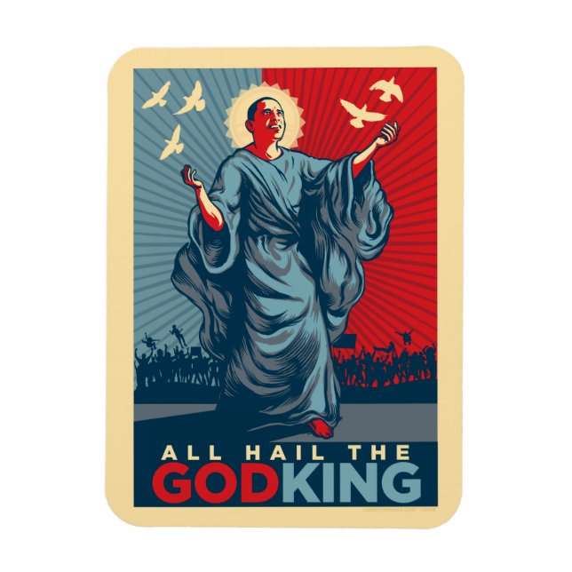 Obama Godking Premium Magnete (Vertikal)