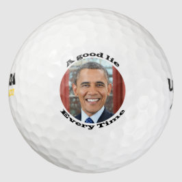 Obama Good Lie Golfball
