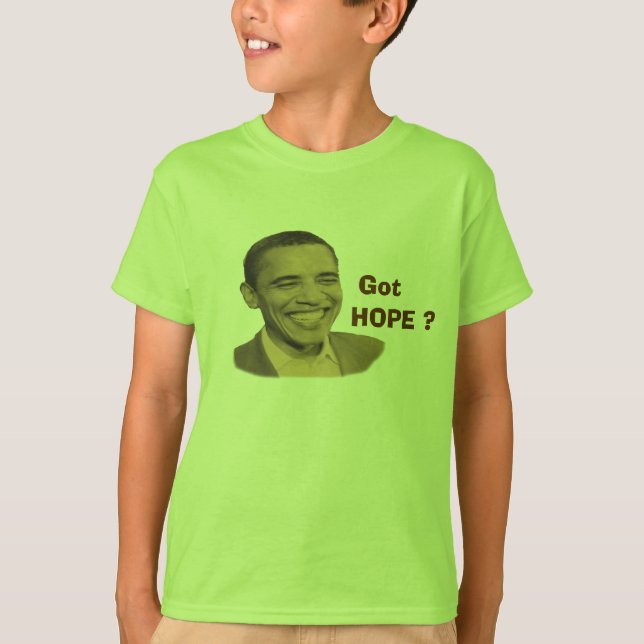 Obama got Hoffnung? Das Shirt des Kindes (Vorderseite)