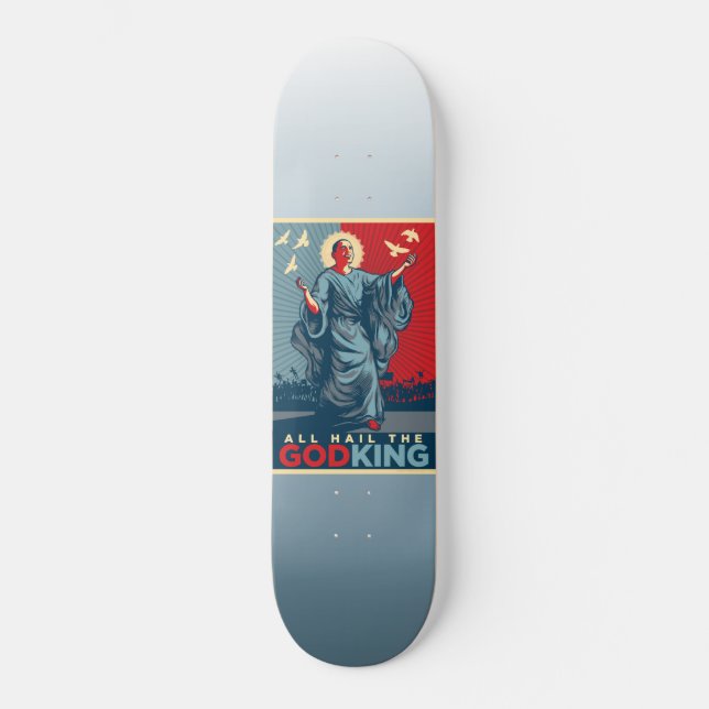 Obama-Gott-König Skate Board Deck Skateboard (Vorderseite)